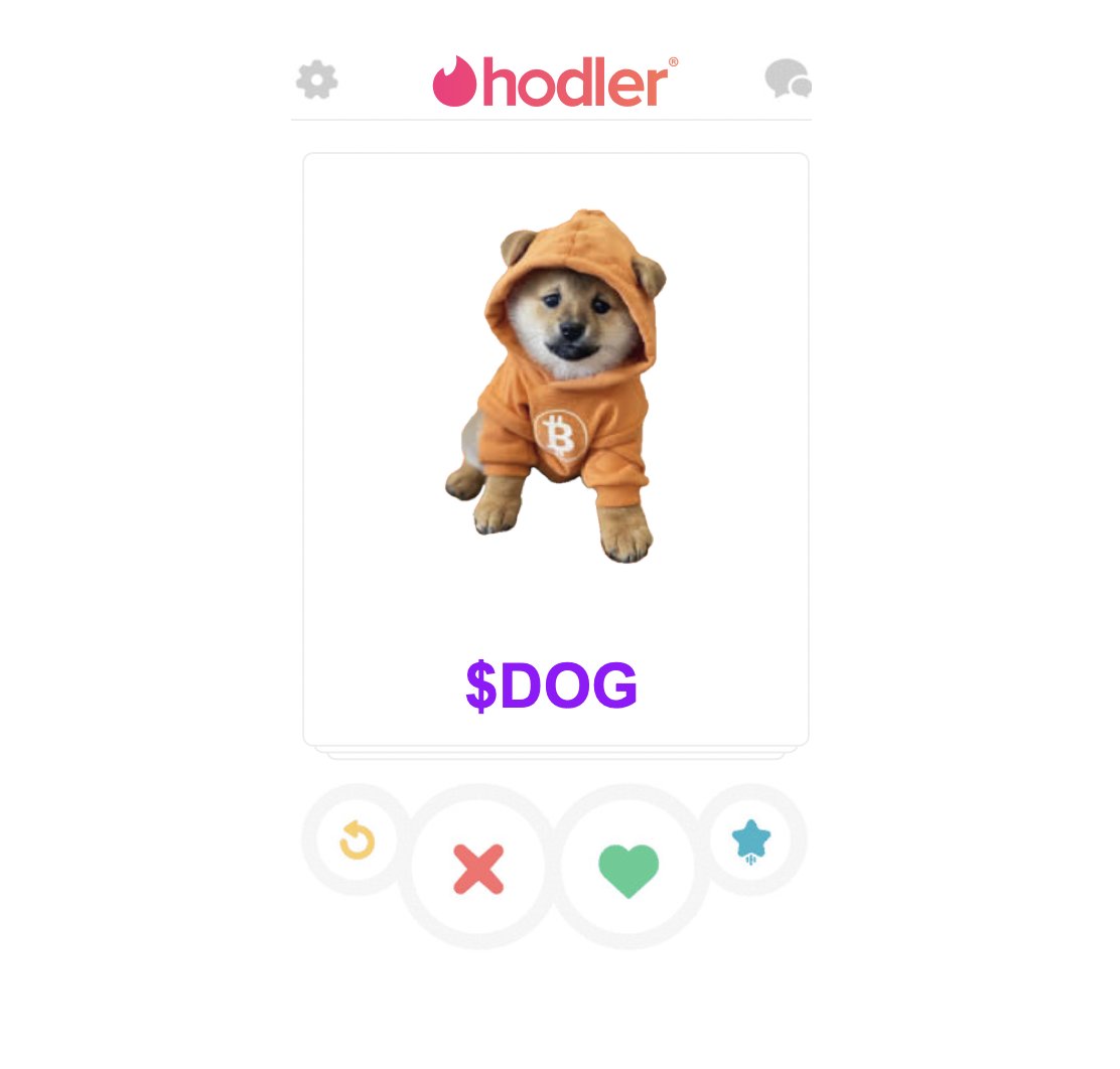 swipe right for buy, left for sell 👇 

$DOG