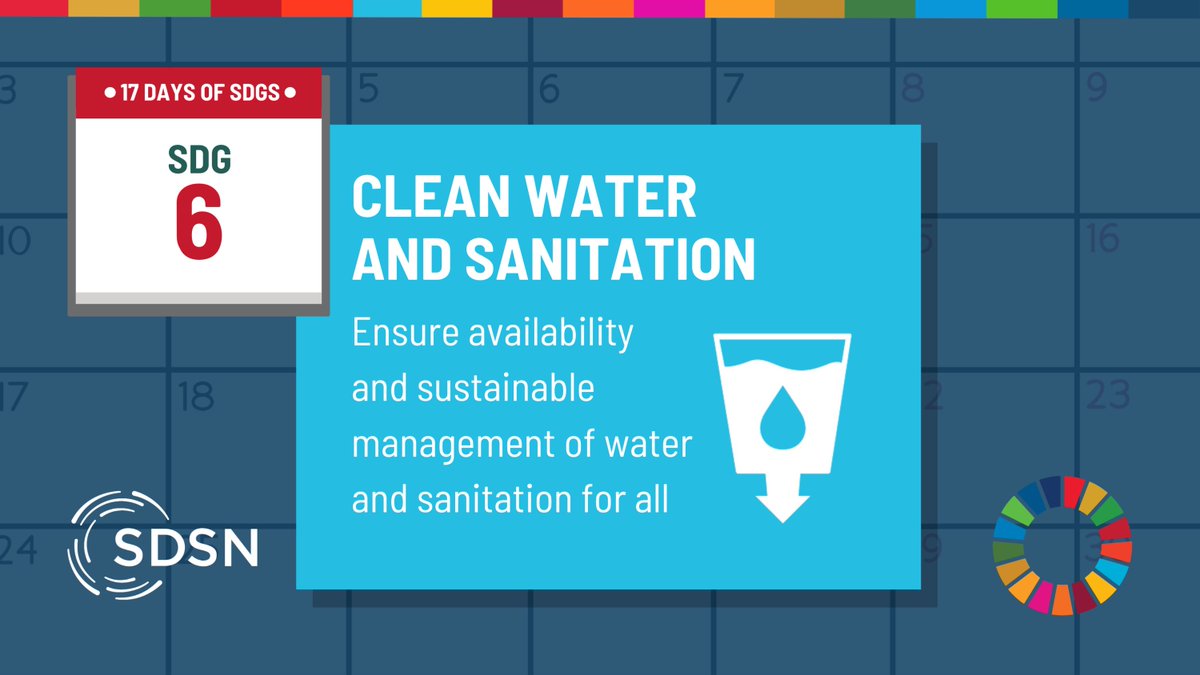 UNSDSN's tweet photo. ⭐ Happy #17DaysofSDGs!
Today, we're highlighting #SDG6: Clean Water and Sanitation. Access to safe water, sanitation and hygiene is the most basic human need for health and well-being.
🔗 Learn more about the Gov of Benin's efforts to achieve #SDG6: https://t.co/PQRYFzq2WW https://t.co/vgvTHfB06Q