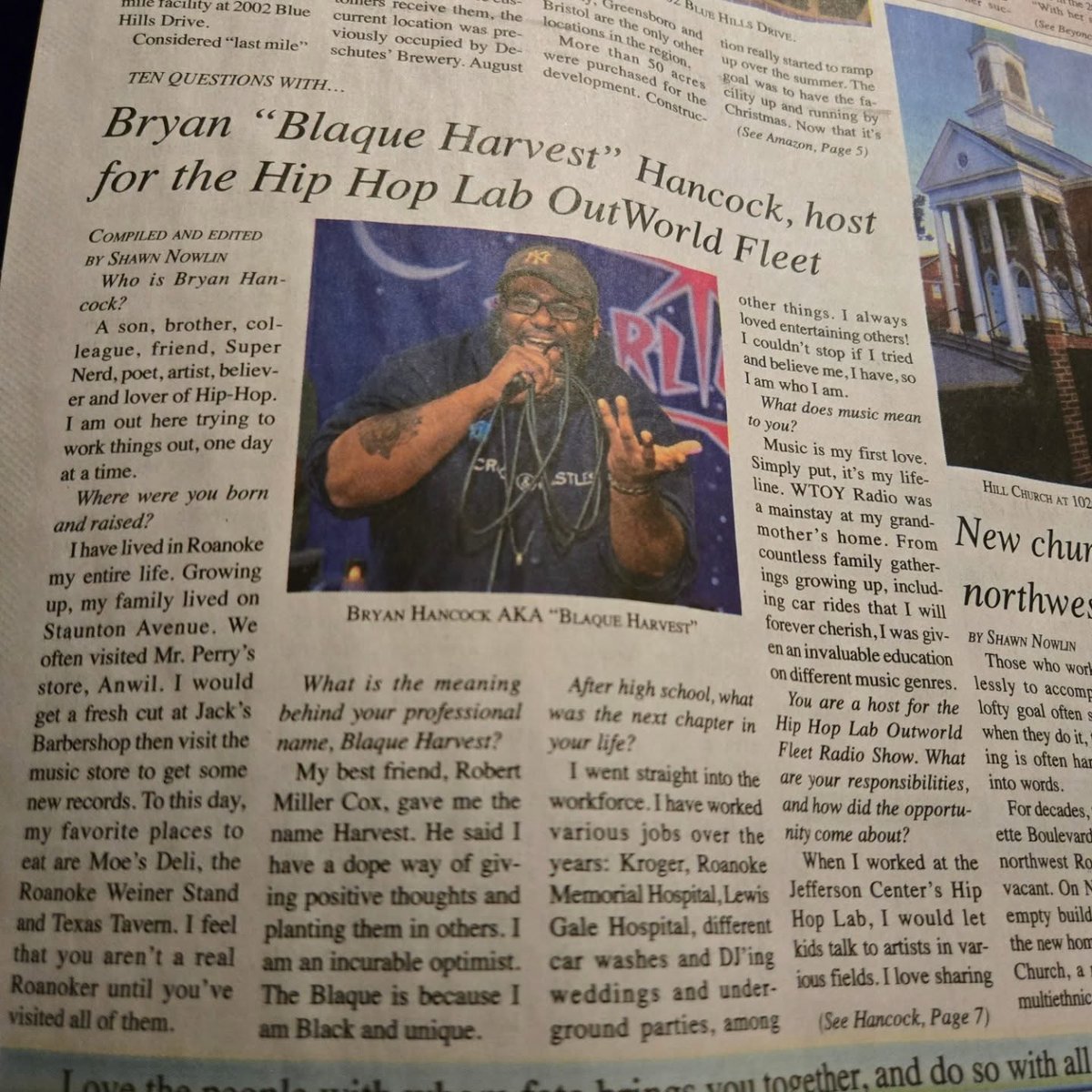 Thanks for the story, Tribune! Much appreciated! Harvest Blaque