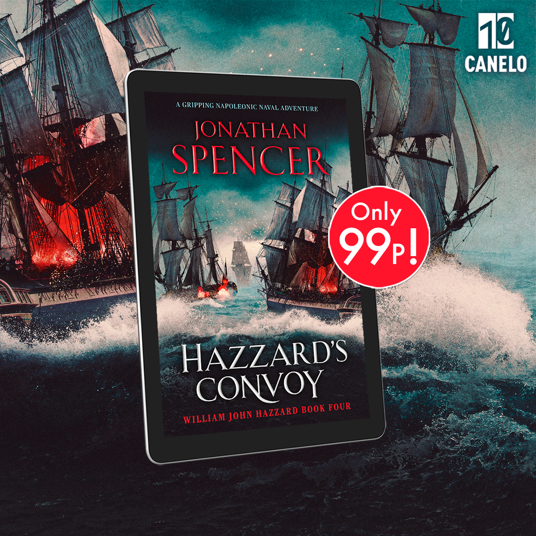 Canelo (@canelo_co) on Twitter photo Now only 99p for a limited time!📚 <a href="/JSpencerAuthor/">Jonathan Spencer Author</a>'s #HazzardsConvoy is a gripping Napoleonic naval adventure, perfect for fans of Julian Stockwin, Bernard Cornwell and C.S. Forester⚔️👉 geni.us/HazzardsConvoy
#HistoricalFiction Now only 99p for a limited time!📚 <a href="/JSpencerAuthor/">Jonathan Spencer Author</a>'s #HazzardsConvoy is a gripping Napoleonic naval adventure, perfect for fans of Julian Stockwin, Bernard Cornwell and C.S. Forester⚔️👉 geni.us/HazzardsConvoy
#HistoricalFiction