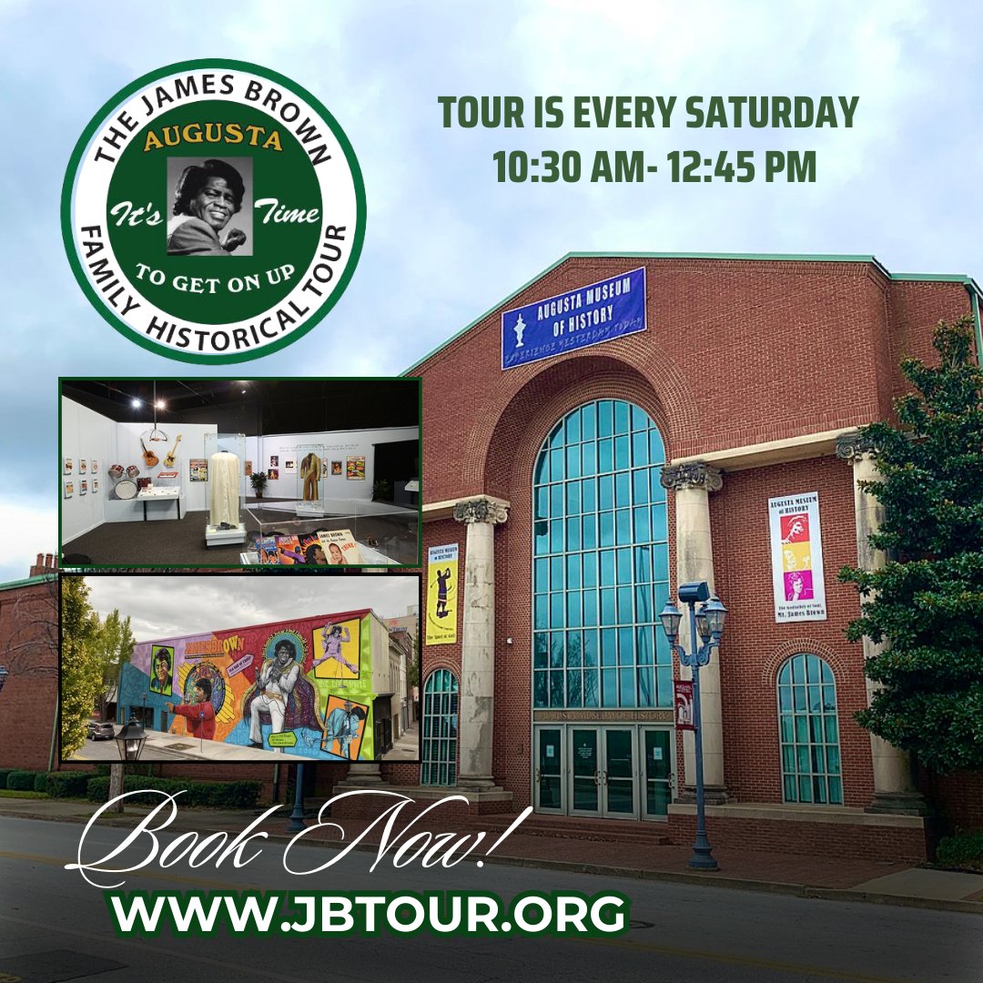JamesBrownFF's tweet photo. 🌟 Feel the soul of history this December! 🌟
Explore Mr. James Brown's roots on The @JBFHtour. Discover his childhood home, school, and family landmarks that shaped the Godfather of Soul! 🎤
📍 RSVP now at https://t.co/j7W5dlijJW

#JamesBrown #jbfhtour https://t.co/OALf2yhA1T