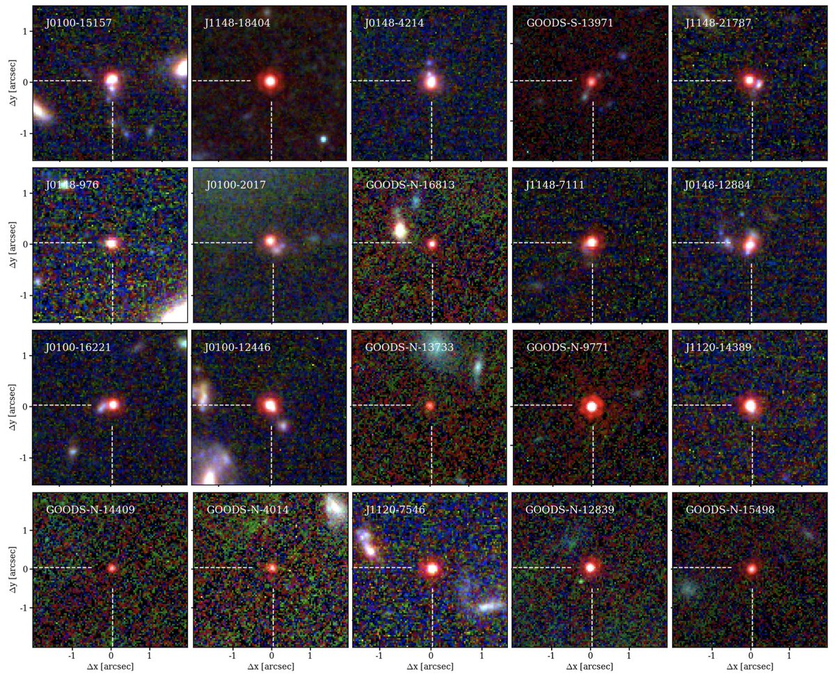 Yesterday was paper day!

With deep JWST data from the ALT survey we provide new independent evidence that the new population of faint AGNs in the early Universe seems to have so-called overly massive black holes compared to their stellar mass 
arxiv.org/abs/2412.02846