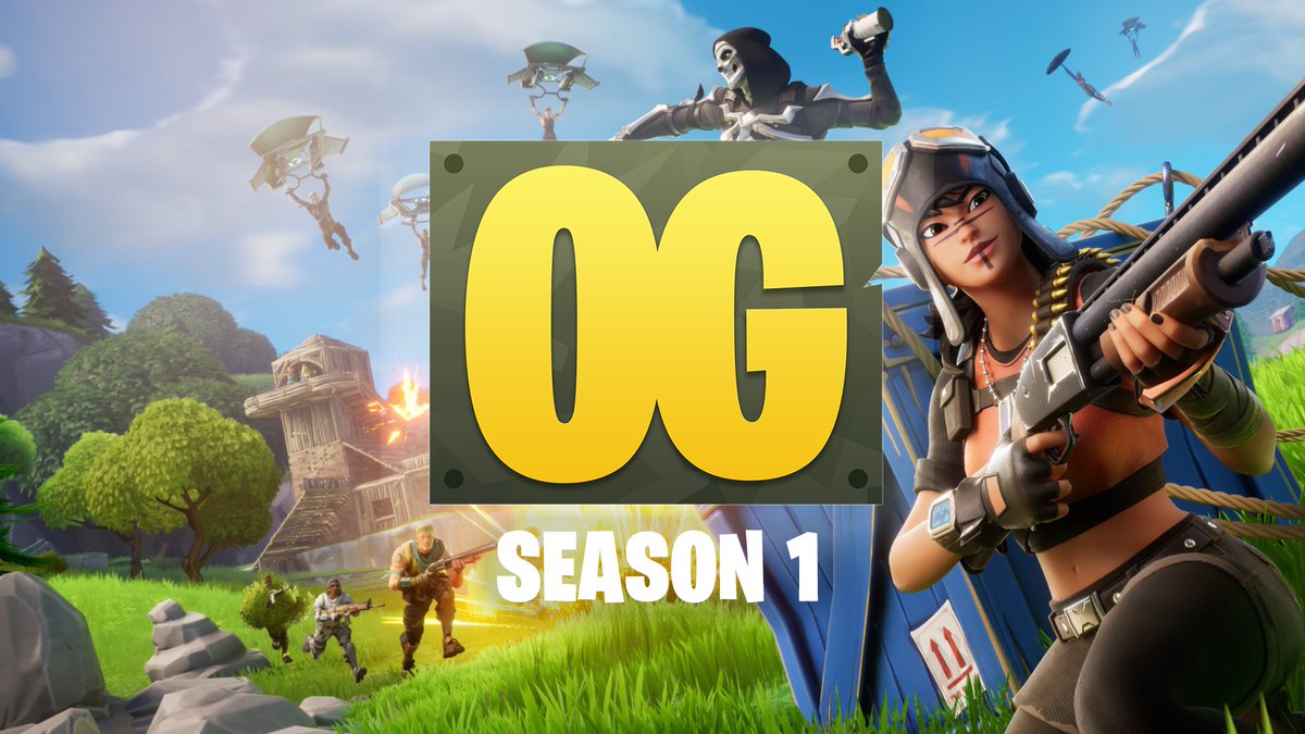 HYPEX's tweet image. FORTNITE OG SEASON 1 IS OUT NOW 🔥🔥🔥