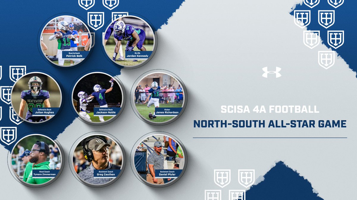 Congrats to <a href="/HeathwoodFB/">Heathwood Football</a> participants for playing in the SCISA All-Star Games today at Hammond. 

The Futures game kicks at 5 PM and the Senior game at 7 PM.

🎟️ ow.ly/TfpX50UmohR

#GoHall
