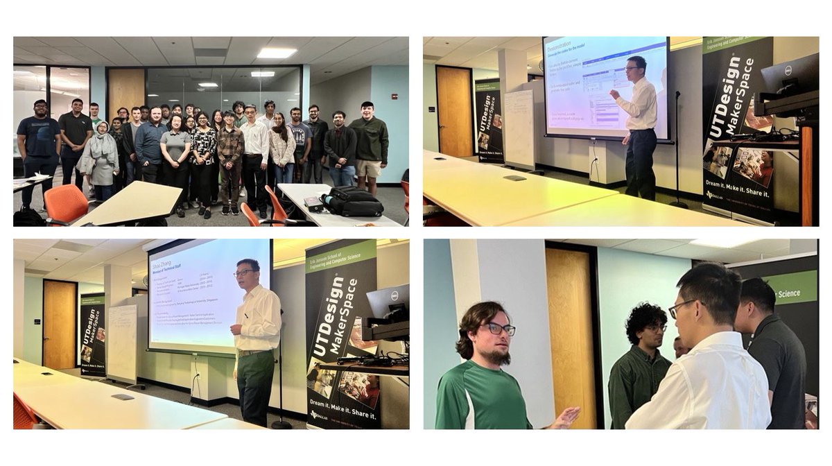 QorvoInc's tweet image. Qorvo hosted a successful tech talk at UTD's IEEE branch. Shao Zhang, Staff Systems Applications Engineer, led a session on Model-Based Design with Qorvo’s Intelligent Motor Controller, engaging future engineers in power tech. ow.ly/zgJC50Uk0ye
#University #UTDallas #IEEE