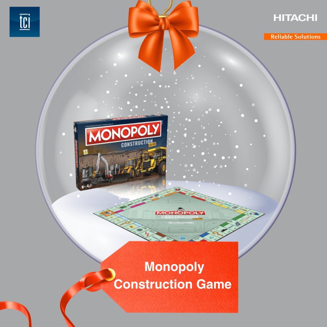 Hitachi Construction Machinery UK (@hitachi_uk) on Twitter photo Day 5 of our 12 Days of Christmas giveaway!🎄
In partnership with <a href="/TCIndex/">Construction Index</a>, we are giving away one of the Monopoly Construction games! To enter you must:
🧡 Like this post
🧡 Follow us
🧡 Tag a friend in the comments
T&C's here 👉bit.ly/4igrgXp Day 5 of our 12 Days of Christmas giveaway!🎄
In partnership with <a href="/TCIndex/">Construction Index</a>, we are giving away one of the Monopoly Construction games! To enter you must:
🧡 Like this post
🧡 Follow us
🧡 Tag a friend in the comments
T&C's here 👉bit.ly/4igrgXp