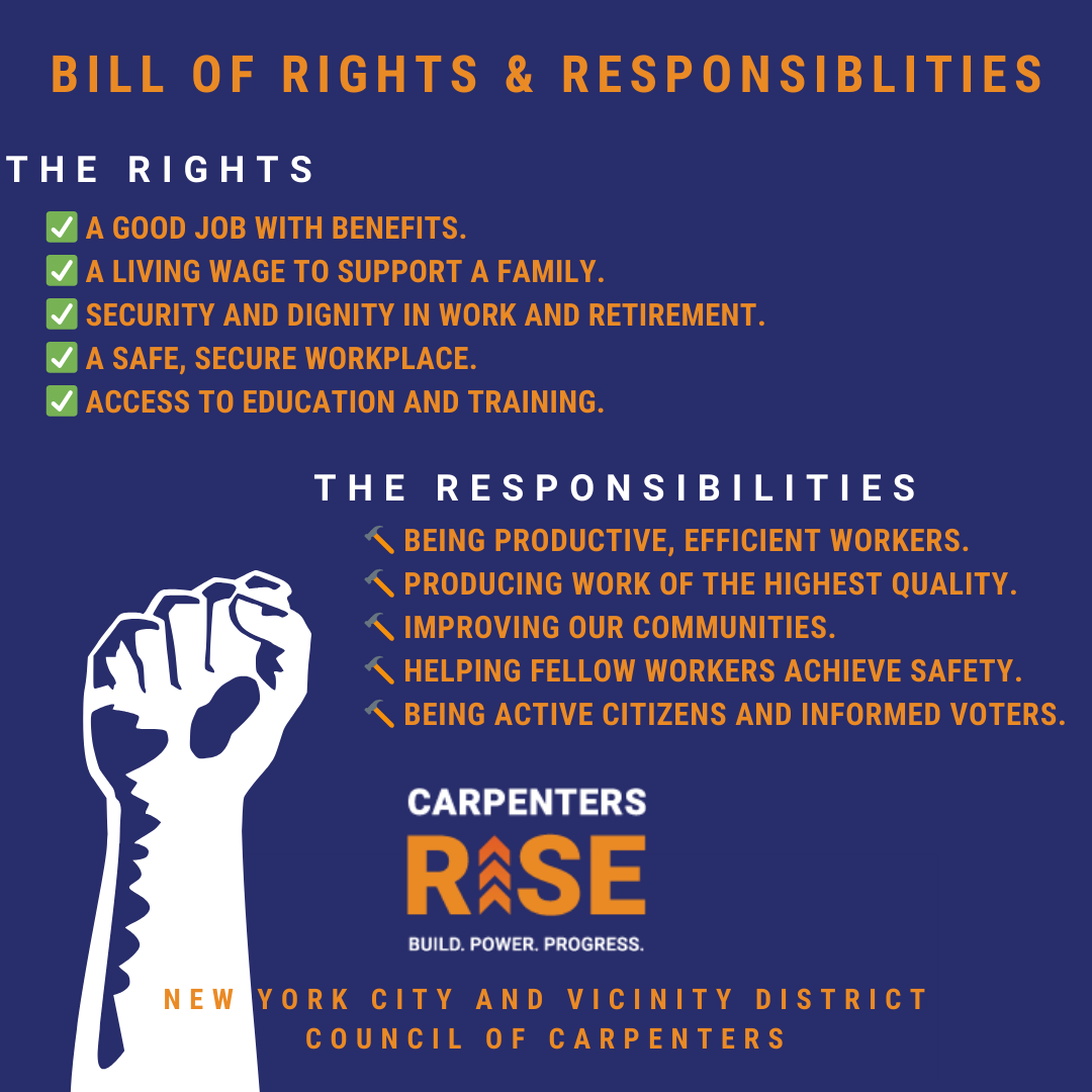 CarpentersNyc's tweet photo. At NYCDCC, we believe in the strength of every working person—and we know that with rights come responsibilities. Our Bill of Rights and Responsibilities is our commitment to excellence, community, and fairness, both on and off the job site.

Learn more: https://t.co/fNQxznmDFk https://t.co/2suxTBauhm