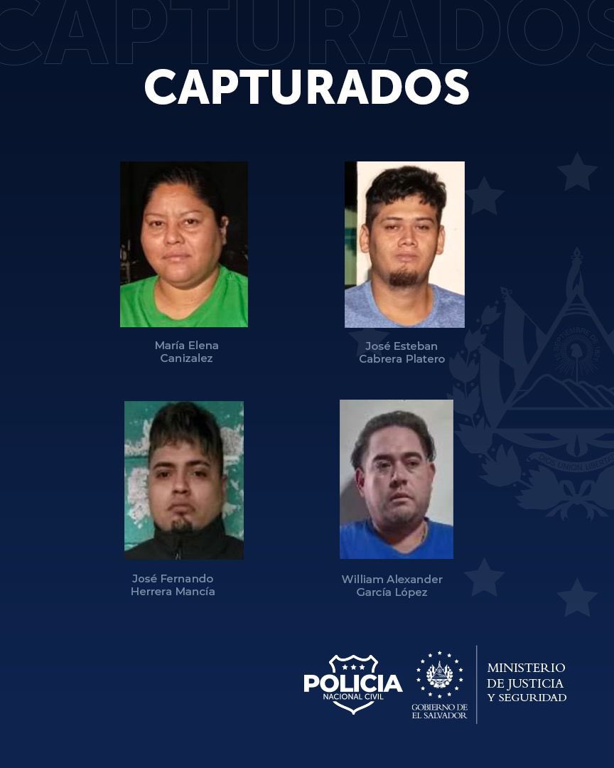 alertanoti's tweet photo. CAPTURAN A MIEMBROS DE ESTRUCTURA DE NARCOMENUDEO  CON MÁS DE $5 MIL EN DROGA LISTA PARA VENDER

Como resultado del trabajo de investigación de la División Antinarcóticos de la Policía, se realizaron tres intervenciones en Usulután, San Salvador y el Aeropuerto Internacional de El Salvador.

En el operativo, se capturaron a cuatro personas, miembros de una estructura dedicada al narcomenudeo, a quienes se les decomisó más de 800 gramos de droga, cuyo valor asciende aproximadamente a $5,000.

“Estamos dando golpes contundentes al narcomenudeo en todo el territorio nacional, todo aquel que esté involucrado en este sucio negocio del veneno de las drogas solo tiene dos caminos: la cárcel o la muerte”, reiteró el ministro de Justicia y Seguridad, Gustavo Villatoro.