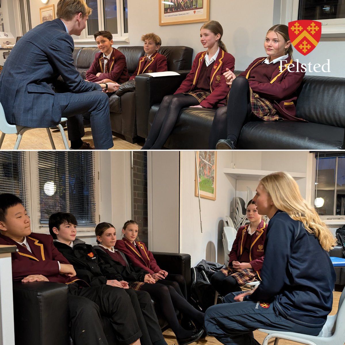 🌟Our Mentoring Sessions have begun with great success! Pupils from Yrs 7&amp;8 met with our Sixth Formers to discuss mutual respect, share experiences, triumphs in sport &amp; academia, as well as challenges in independent learning. Read more: bit.ly/Felsted-Mentor…
#FelstedFamily