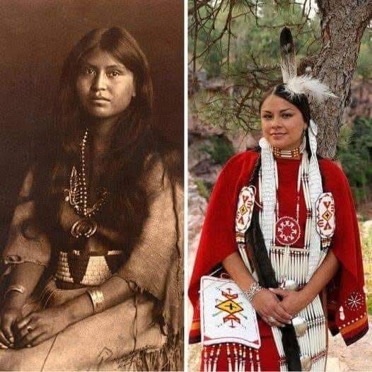 NativeNationUsa's tweet photo. Then &amp; Now
Lakota Sioux woman in 1899 &amp; Lakota Sioux woman today. https://t.co/45ZTFUZgZz
