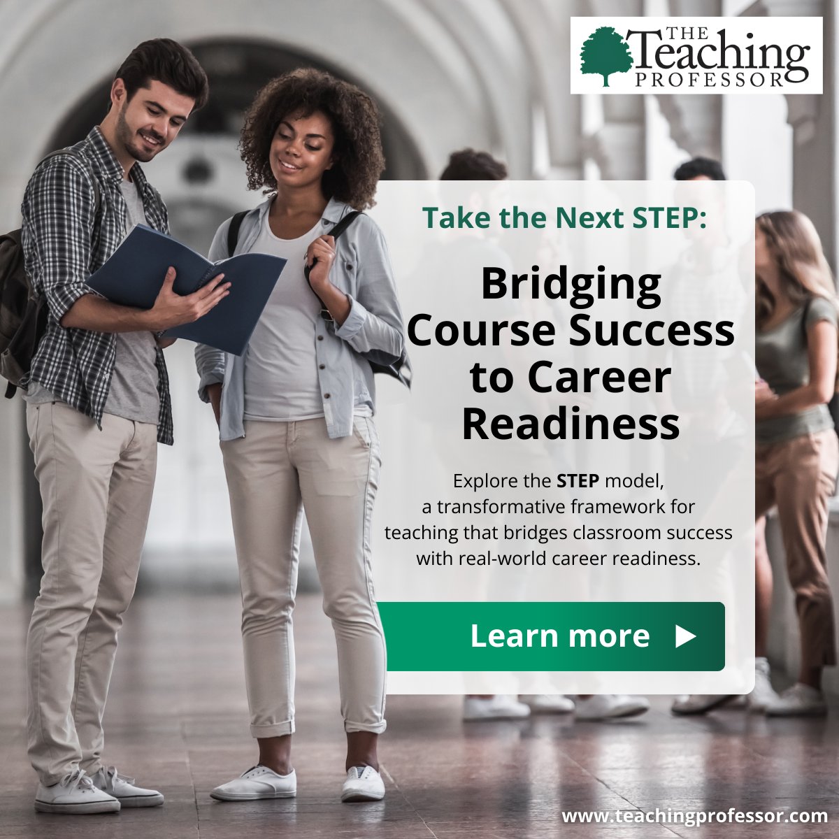 teachprof's tweet image. Enter the STEP model a structured approach designed to help students See, Think, Engage, and Practice their way to academic and career excellence. 🌟 

Learn more and take the next STEP in innovative education!
👉 teachingprofessor.com

#STEPmodel #studentsuccess