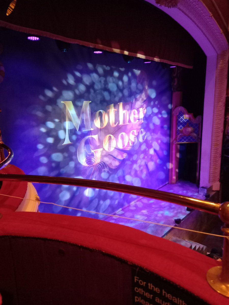 Great fun last night <a href="/TRwinchester/">Theatre Royal Winchester</a> and the fabulous cast of #mothergoose Thank you!