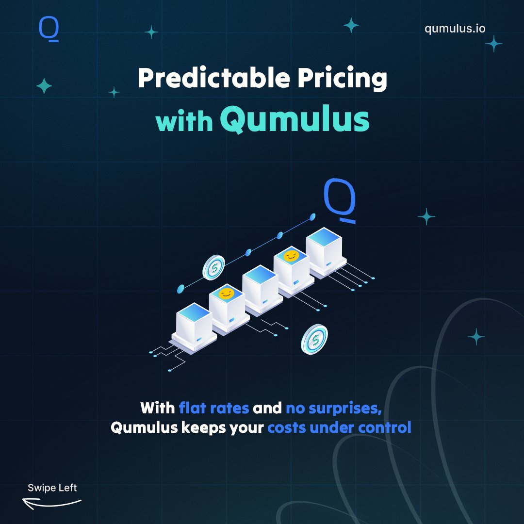 QumulusCloud's tweet image. Struggling with unpredictable costs in public cloud? 💸
Compare the chaos of cost predictions with public cloud to the simplicity of predictable pricing with Qumulus. ☁️

🔗qumulus.io

QumulusCloud #CloudComputing #CostEfficiency #PredictablePricing