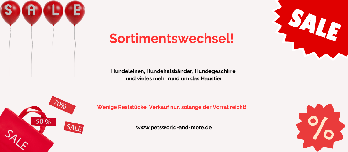 Petsworld_and_m's tweet image. Abverkauf wegen Sortimentswechsel. Wenige Restbestände. Verkauf nur, solange der Vorrat reicht!
petsworld-and-more.de/specials.php