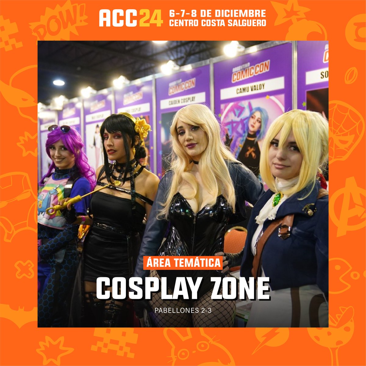 ArgComicCon's tweet photo. #ACC24 #ComicConArgentina #Dia1 #CulturaPop #Cosplay #Diciembre2024 https://t.co/0EdEW3l9li