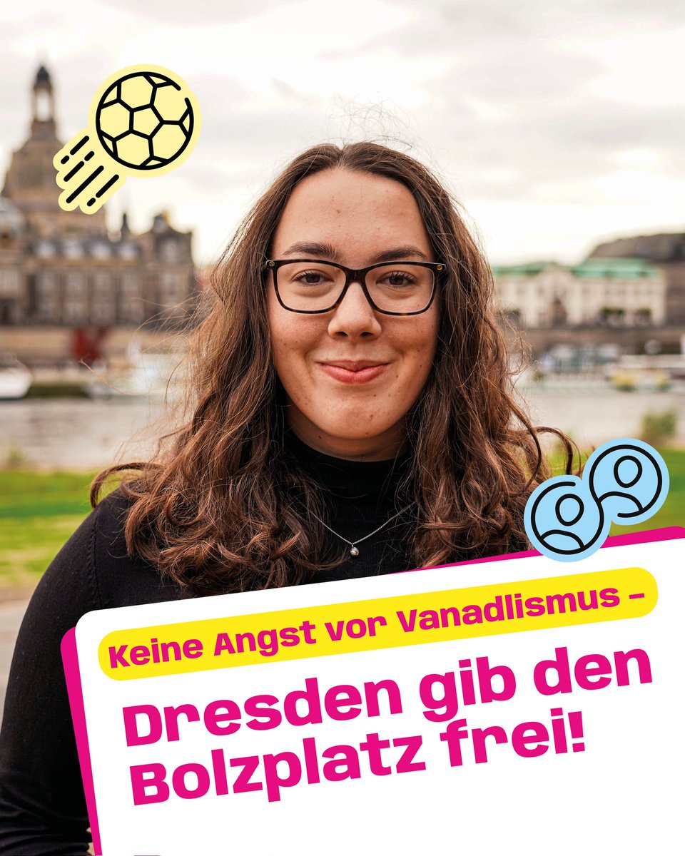 Noch immer bleiben Dresdens Schulsportplätze nach dem Unterricht verrammelt – obwohl es seit 2015 einen Ratsbeschluss zur Öffnung gibt!
Wir fordern, endlich die Bolzplätze für Kinder &amp; Jugendliche freizugeben. Diese könnten außerdem in die mobile Jugendarbeit eingebunden werden.