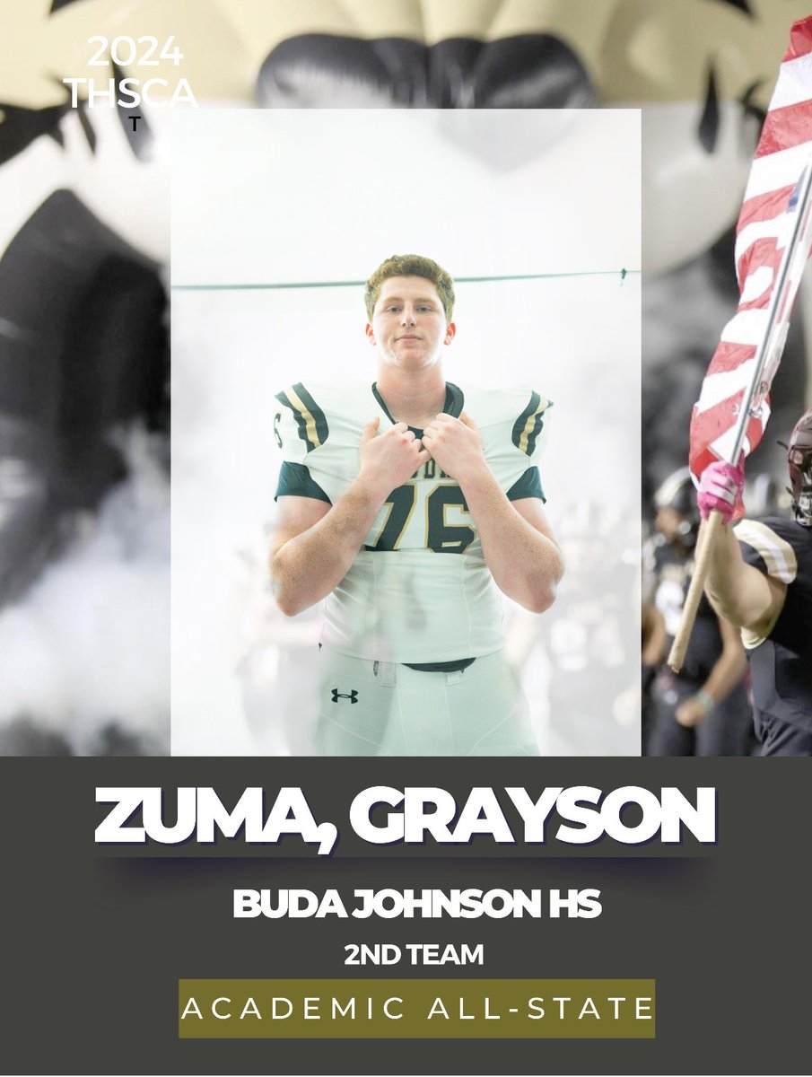 BudaJagsFB's tweet photo. Congrats to these ⁦@THSCAcoaches⁩ Academic All-State Buda Jaguars! ⁦@JhsJags⁩ ⁦@HaysCISD⁩ ⁦@CoachCarlin⁩ ⁦@CoachLMoffett⁩ https://t.co/wZmME0Fhnb