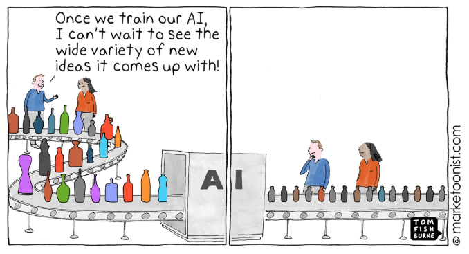 LuizaJarovsky's tweet photo. The AI-powered future.

Credit: @tomfishburne https://t.co/2TMZpVczQW