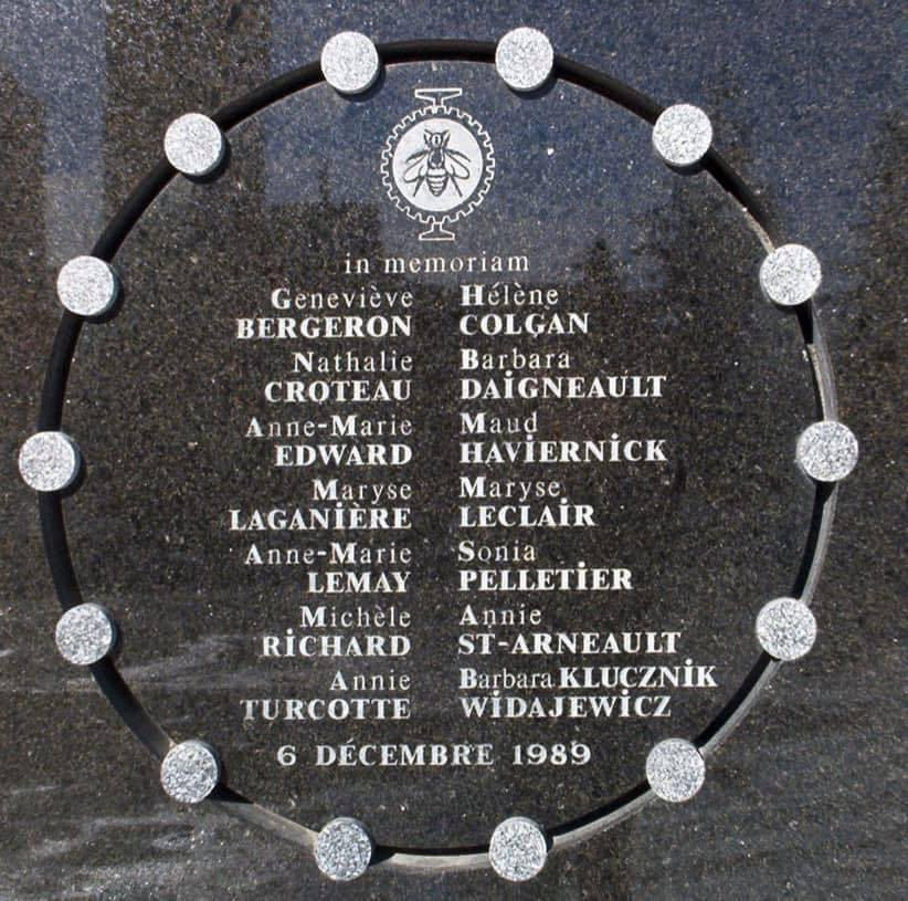 CIJAQC's tweet image. Il y a 35 ans, 14 jeunes femmes furent assassinées parce qu&apos;elles étaient des femmes, à l&apos;École #Polytechnique. La violence contre les femmes est un problème de société et nous partageons tous la responsabilité de l’éliminer.

🕯️Que leur mémoire soit une bénédiction.

#6decembre…