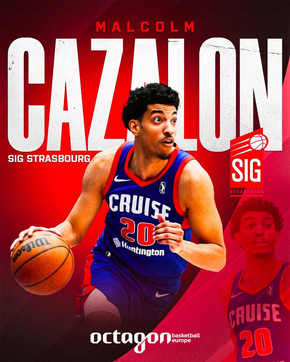 TrohelOCT's tweet photo. New chapter, new energy. 
@malcolm_cazalon is officially joining @sigstrasbourg , and the excitement is real! 
His talent and love for the game are undeniable, now it’s time to showcase his skills in #BetclicElite 🔥

#octagonfamily https://t.co/isEcQt2Vto