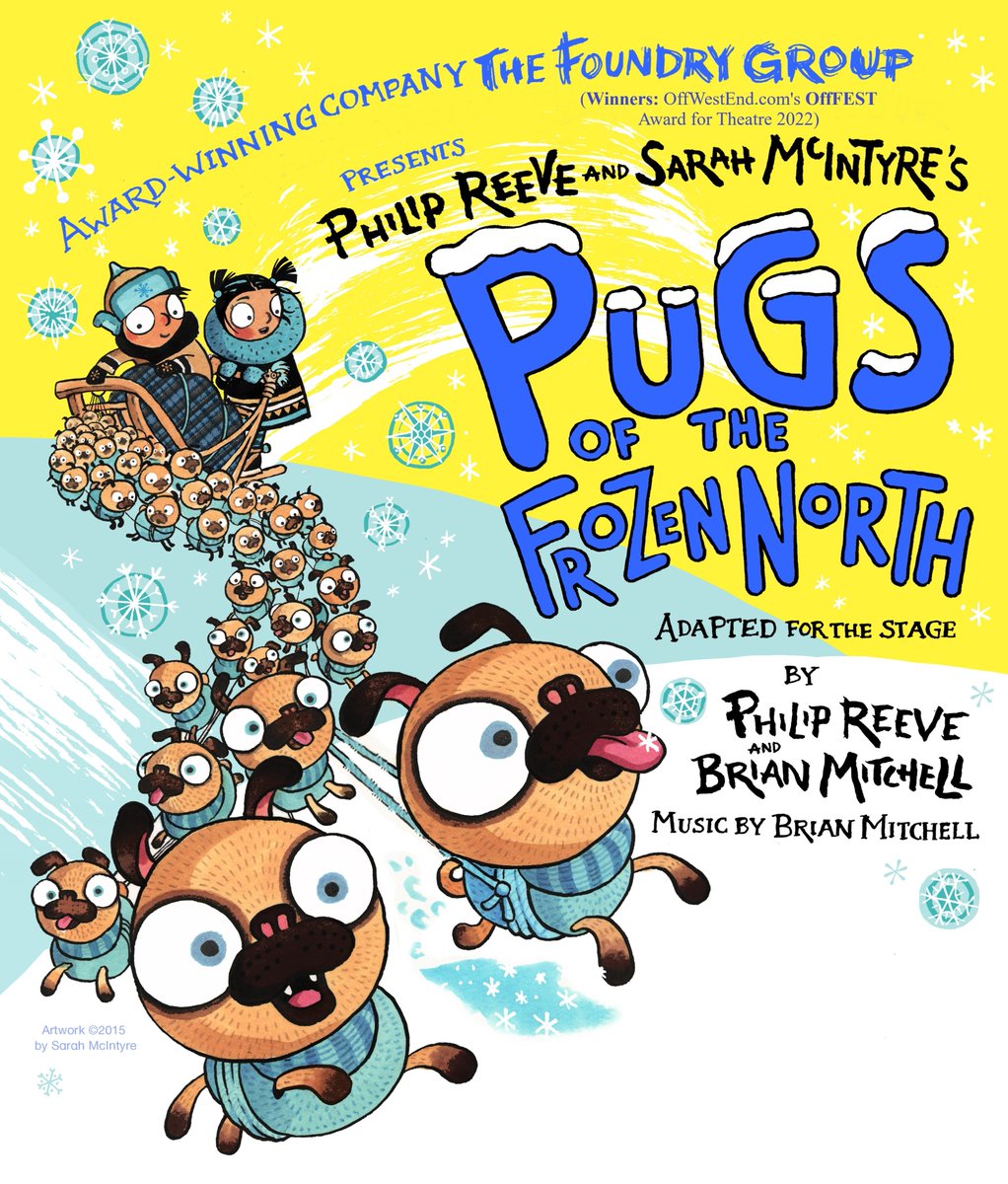 Attention #Eastbourne families! #PugsoftheFrozenNorth - our hit stage show of Reeve &amp; McIntyre's best-selling #children's book - comes to <a href="/TheLambInn1/">The Lamb Inn</a>, 36 High St., on Sun 22 Dec 2pm. £7/£5/£20 Grab your tickets here: ticketsource.co.uk/whats-on/eastb…