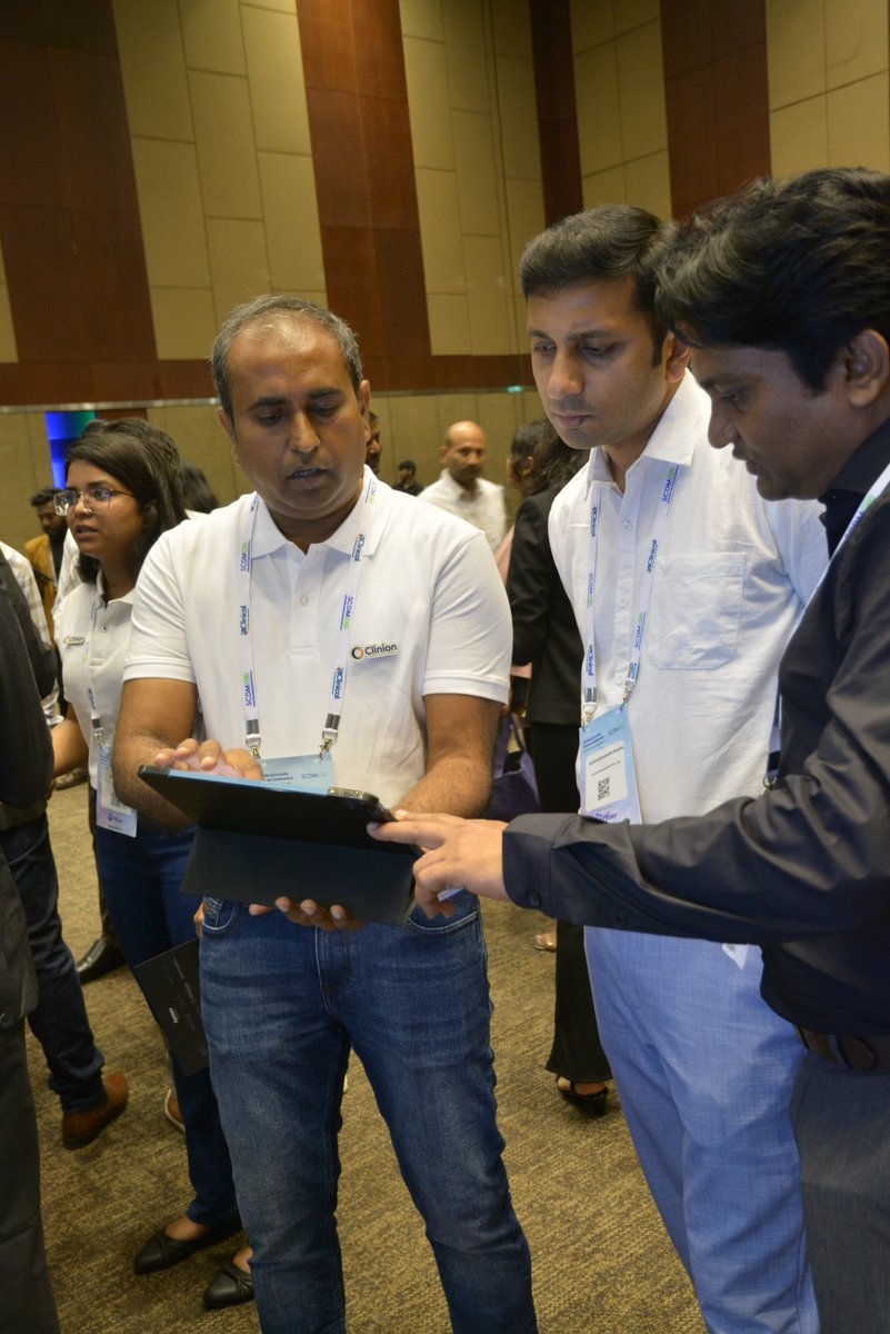 clinion's tweet photo. What an incredible Day 1 at SCDM 2024 India! The Clinion team connected with inspiring people and showcased AI-powered innovations like CDASH coding, Dynamic Reporting, chatbots, and more. Visit Booth #3 for insights!

#SCDM24 #SCDMIndia #AIinClinicalTrials #ClinionInnovation https://t.co/elbx4zBrCf