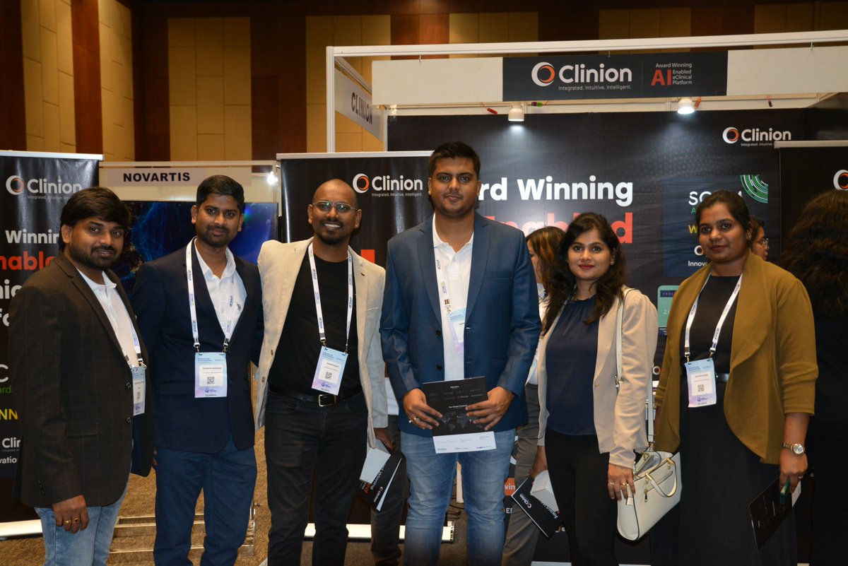 clinion's tweet photo. What an incredible Day 1 at SCDM 2024 India! The Clinion team connected with inspiring people and showcased AI-powered innovations like CDASH coding, Dynamic Reporting, chatbots, and more. Visit Booth #3 for insights!

#SCDM24 #SCDMIndia #AIinClinicalTrials #ClinionInnovation https://t.co/elbx4zBrCf