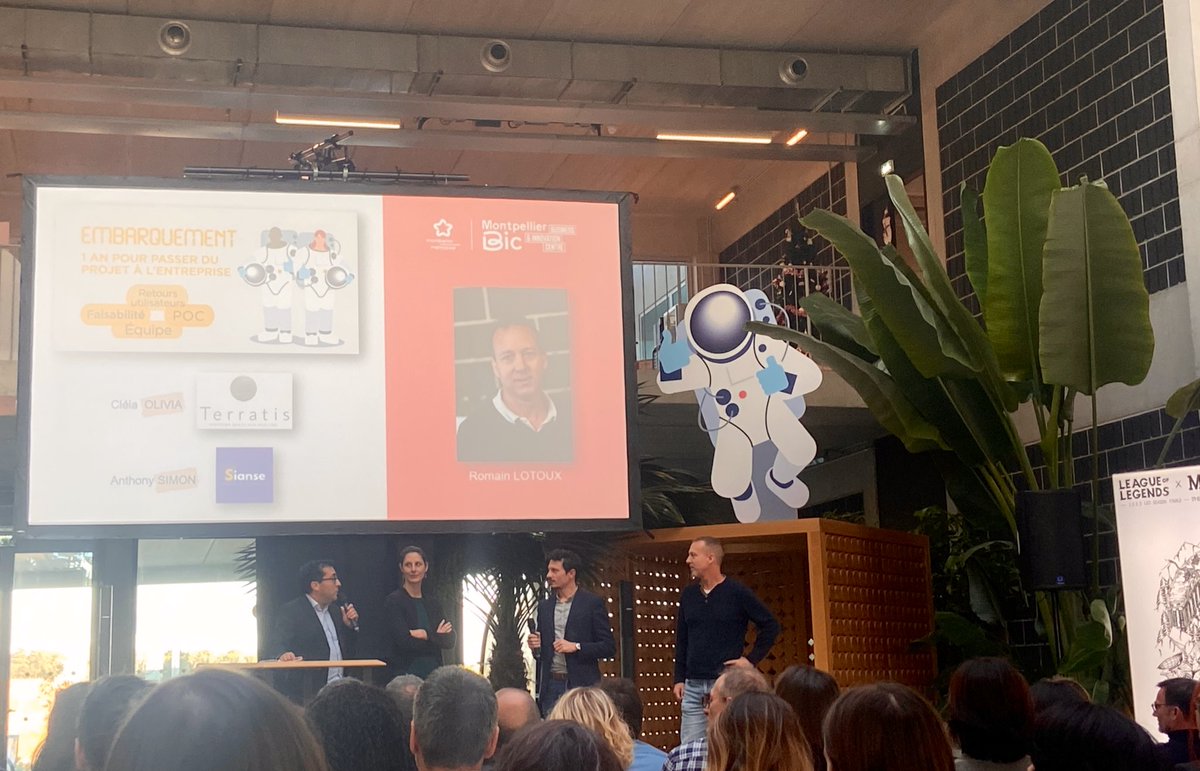 C’est au tour de @Sianse et <a href="/terra_tis/">Terratis</a> de pitcher et témoigner sur l’accompagnement du @BIC_Montpellier 
Cc <a href="/iprevotBIC/">Isabelle Prevot</a> #beneficiairesCrealia 
Le couplage accompagnement/financement, grand gagnant pour les Startups innovantes d’Occitanie 
Cc <a href="/DorotheeLEPINE/">Dorothée LEPINE</a>