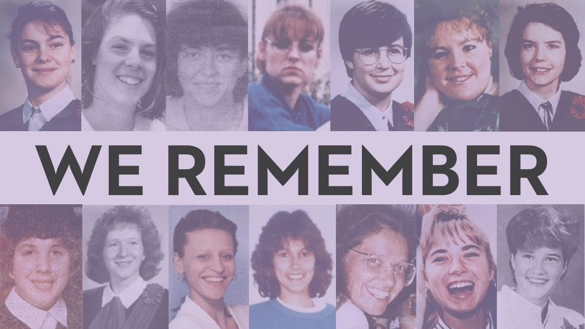 Today, we honour the memory of the victims of the 1989 École Polytechnique massacre in Montréal: ow.ly/tv5K50Uk7k5

May their deaths ignite a resolve in all of us to fight for a world where violence against women, girls, and gender-diverse people is unimaginable.