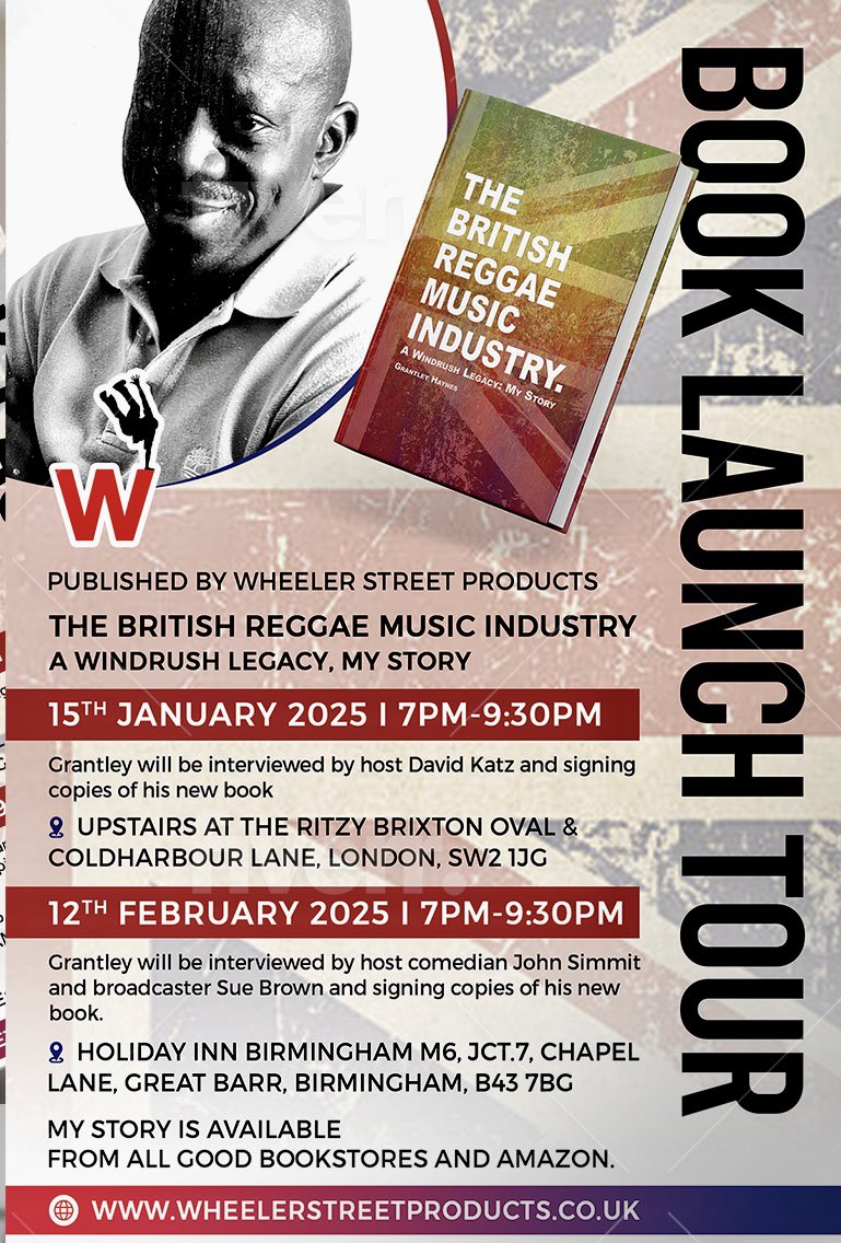 Looking for the perfect gift? This book is a must-read for fans of reggae, Whether you lived through the era or are discovering its legacy for the first time and the most influential movements in British music history.

Order or pre-order now on Amazon:

amzn.eu/d/8WksZWn