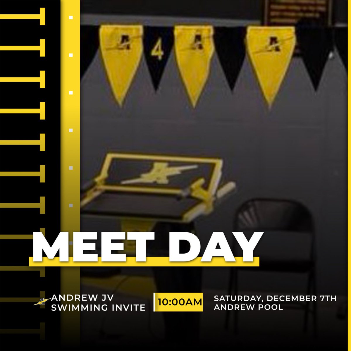 Good luck on Saturday to the JV <a href="/VJASwimandDive/">Andrew Boys Swim and Dive</a> team at the Andrew Invite, tickets must be purchased at

gofan.co/event/2128076