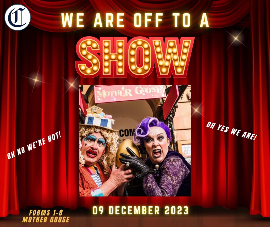 Craigclowan's tweet photo. Hi Ho, Hi Ho....
... it's off to the Panto we go! ๐ญ๐๐ผ
Forms 1 - 8 are on their way to Perth Theatre to see Mother Goose! OH YES THEY ARE! ๐ฅ๐ฆ
What a treat! Enjoy everyone๐
#Horsecross #Pantomime #MotherGoose https://t.co/oLLAllDzpx