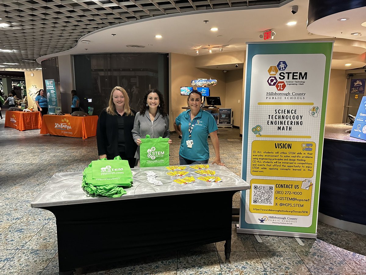 HCPS_STEM's tweet image. Had a great Tuesday night @floridaaquarium with our STEM Family Night! Thank you to all the students, families and partners who joined us for a night filled with STEM!