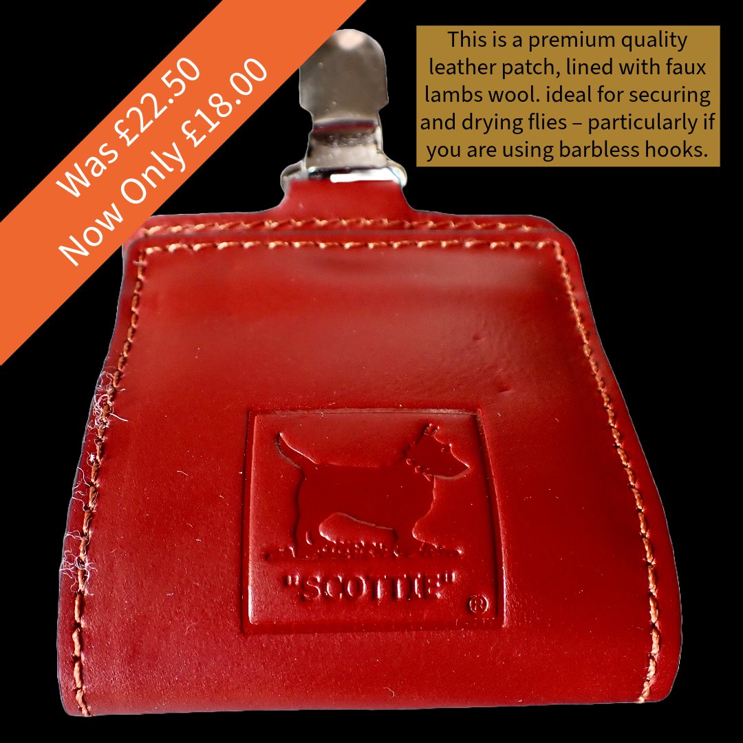 Seasonal Christmas offers from Scottie Products...
This is a premium quality leather patch, lined with faux lambs wool. ideal for securing and drying flies – particularly if you are using barbless hooks.
See all offers here: scottieproducts.co.uk/special-offers…
#flyfishing #flytying #veniard