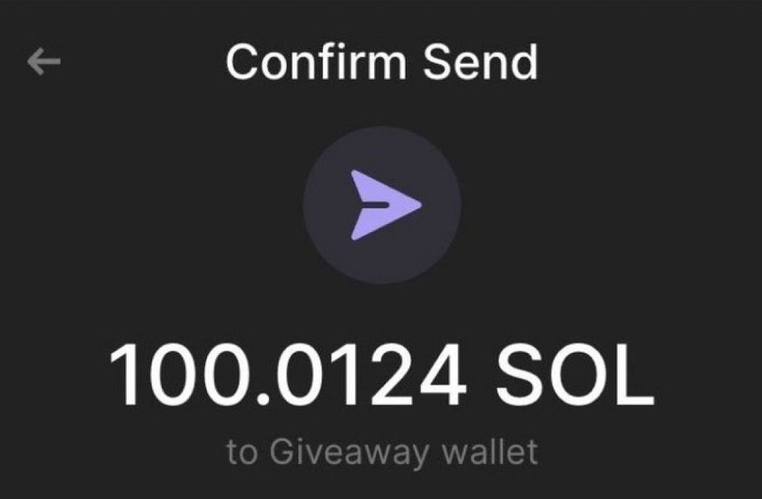 Sending some $SOL to first 5000 wallets in the comments !!
All comment must follow me to qualify ⛔️
Drop your $SOL address 👇🏻

Like, Follow &amp; RT

Check your wallet in 24 hours ⏰