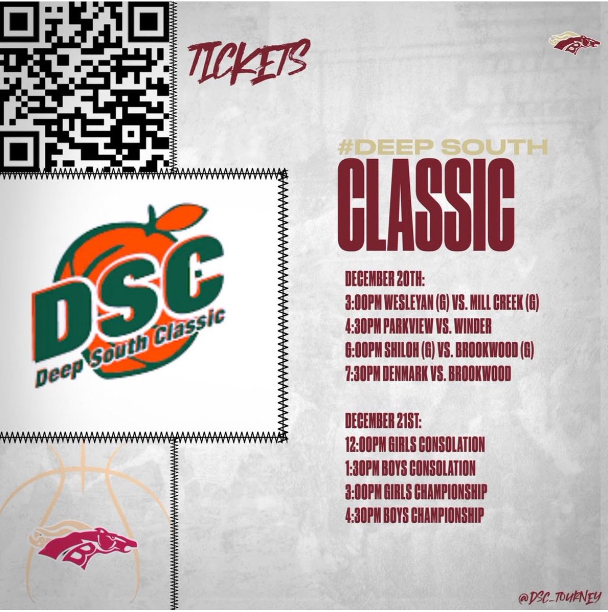 <a href="/DenmarkHS_Bball/">DenmarkBoysBball</a> @wbhshoopdoggs <a href="/LadyGeneralsSHS/">LADY Generals Basketball</a> <a href="/MillCreekGBB/">Mill Creek Girls Basketball</a> <a href="/LBroncosbball/">Lady Broncos Basketball</a> <a href="/BHSBroncosHoops/">BrookwoodHoops</a> <a href="/parkview_hoops/">Parkview Basketball</a> <a href="/WesleyanWolves/">Wesleyan Wolves</a> <a href="/KyleSandy355/">Kyle Sandy</a> <a href="/TMarkwith14/">Trent Markwith</a> <a href="/GDPsports/">Gwinnett Daily Post</a> <a href="/Bwoodsports/">Brookwood Athletics</a>