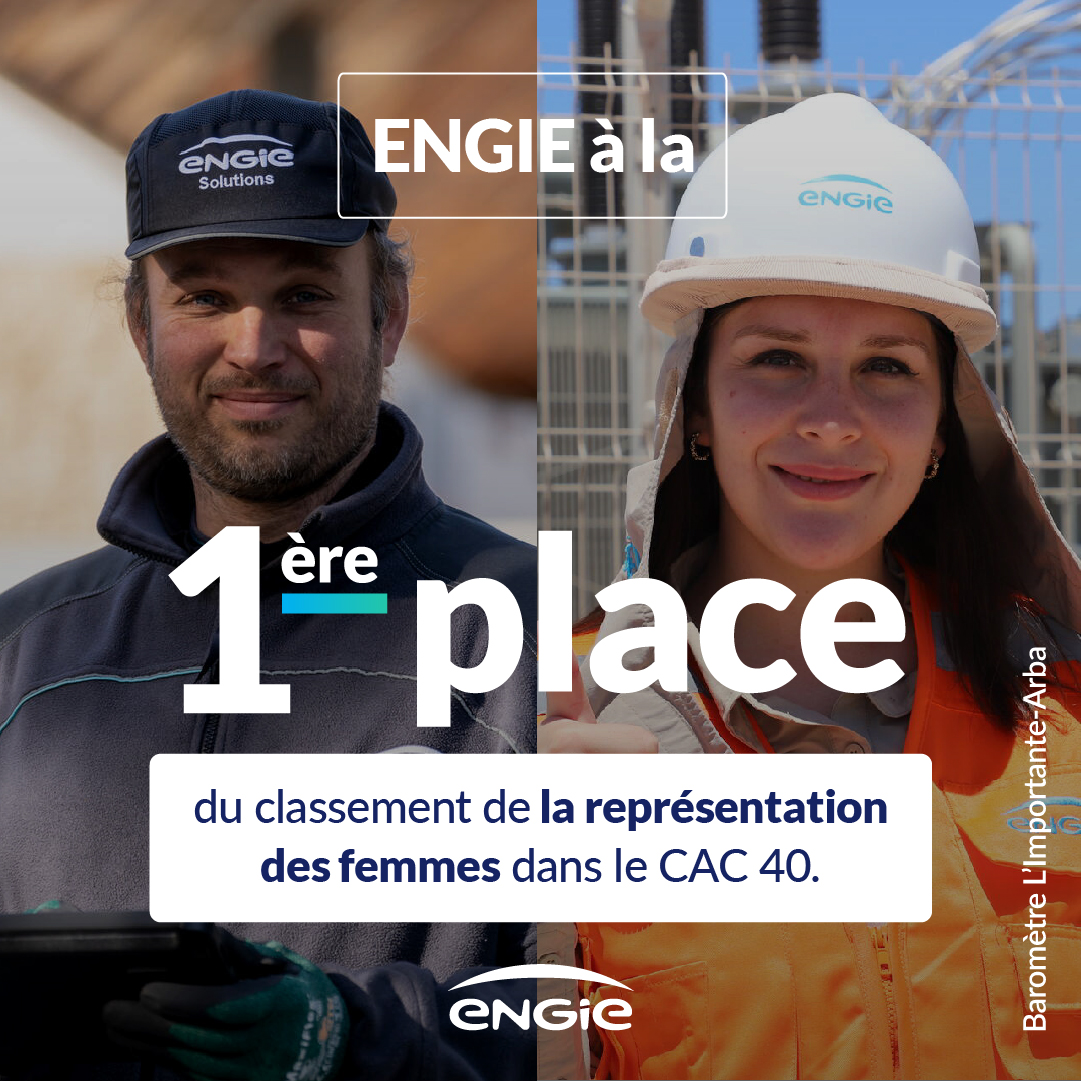 💡<a href="/ENGIEgroup/">ENGIE</a> à la 1ère place du classement sur l'égalité femmes hommes au sein du CAC 40. Ce résultat souligne notre engagement pour l’égalité et la mixité en entreprise.
<a href="/limportante_fr/">L’importante</a> <a href="/LesEchos/">Les Echos</a>
➡️lesechos.fr/idees-debats/l…