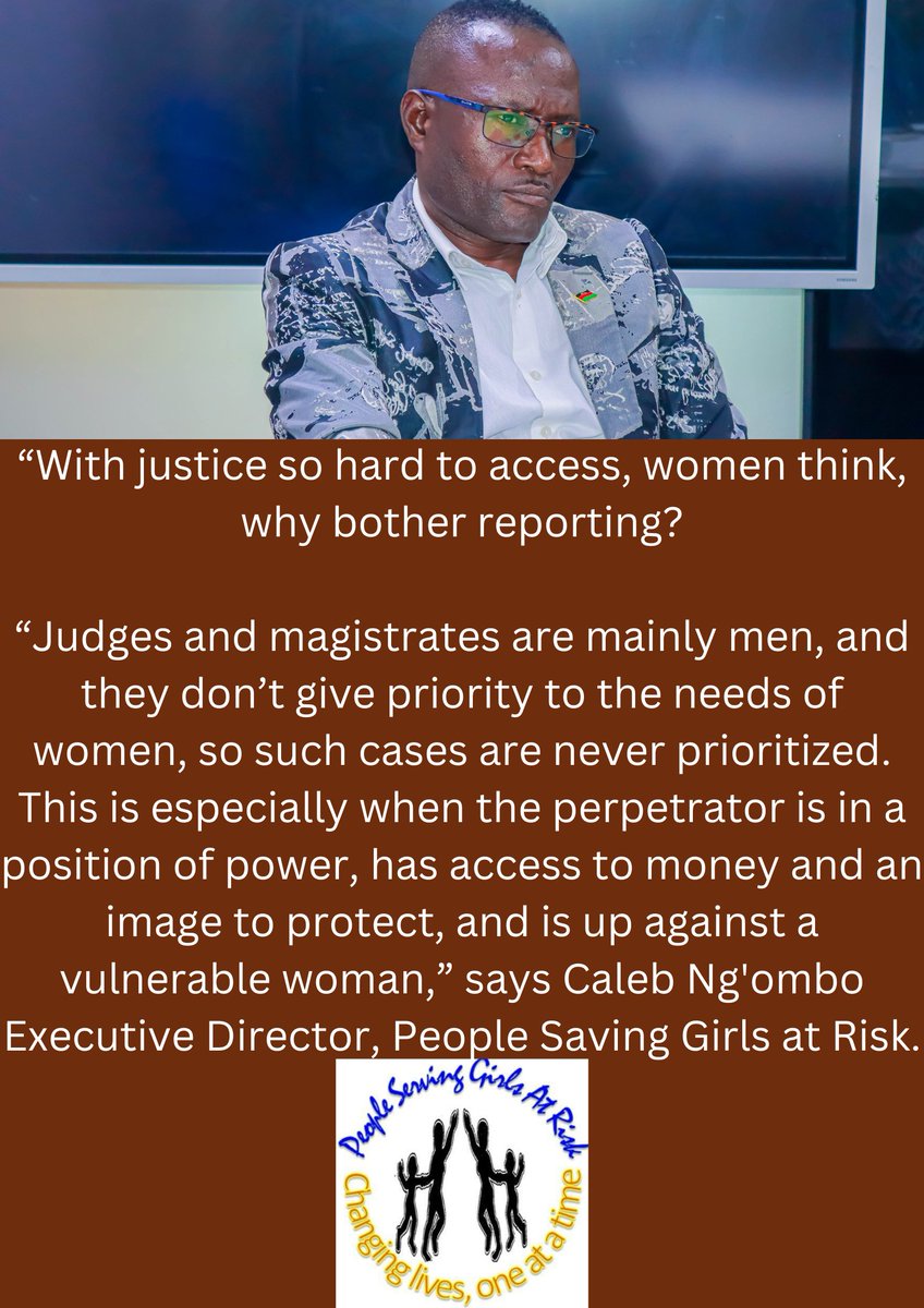 PSGRBlantyre's tweet photo. “With justice so hard to access, women think, why bother reporting?

“Judges and magistrates are mainly men, and they don’t give priority to the needs of women, so such cases are never prioritized.
#endsextrafficking 
#endforcedmarriages 
#16DaysOfActivism 
#Malawi 
#psgr https://t.co/0kunNm5mBl