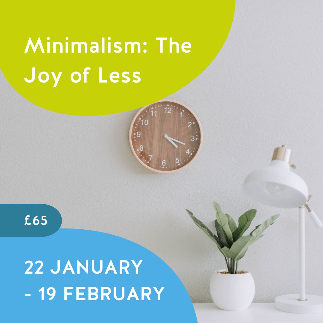 Even if we aim to live simply, we can end up with possessions and habits that overwhelm us. What might our lives be like with ‘less’? Drawing on minimalist practices and spiritual teachings we’ll be learning practical skills to slow our lives down. shorturl.at/20xB9