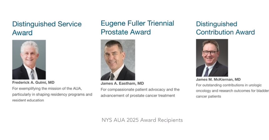 Congratulations to the 2025 AUA Award recipients, especially these members of our Section!