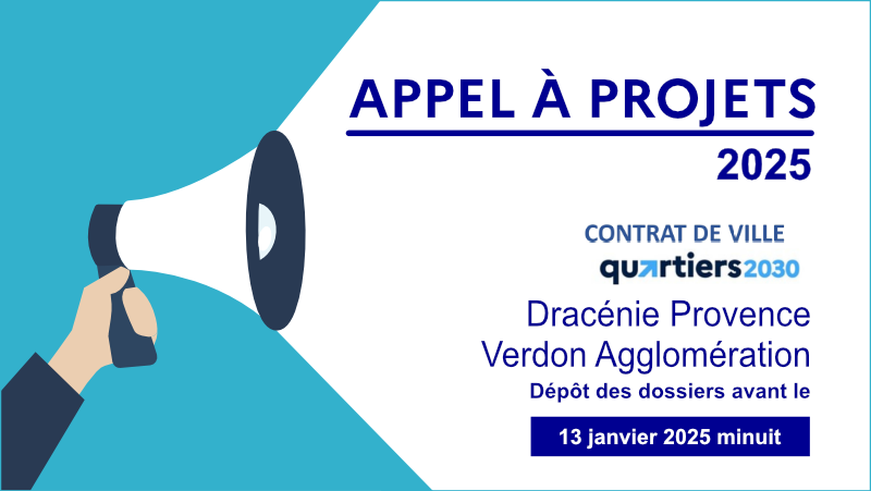 Prefet83's tweet photo. #AppelàProjets | 📣Ouverture de l'appel à projets pour le #ContratDeVille Dracénie Provence Verdon Agglomération 2025 pour promouvoir des actions diversifiées en faveur des habitants de quartiers prioritaires de Draguignan et du Muy.
📷 Dépôt des dossiers en ligne avant le 13 janvier 2024
📷 https://t.co/S5xQxs4HEg