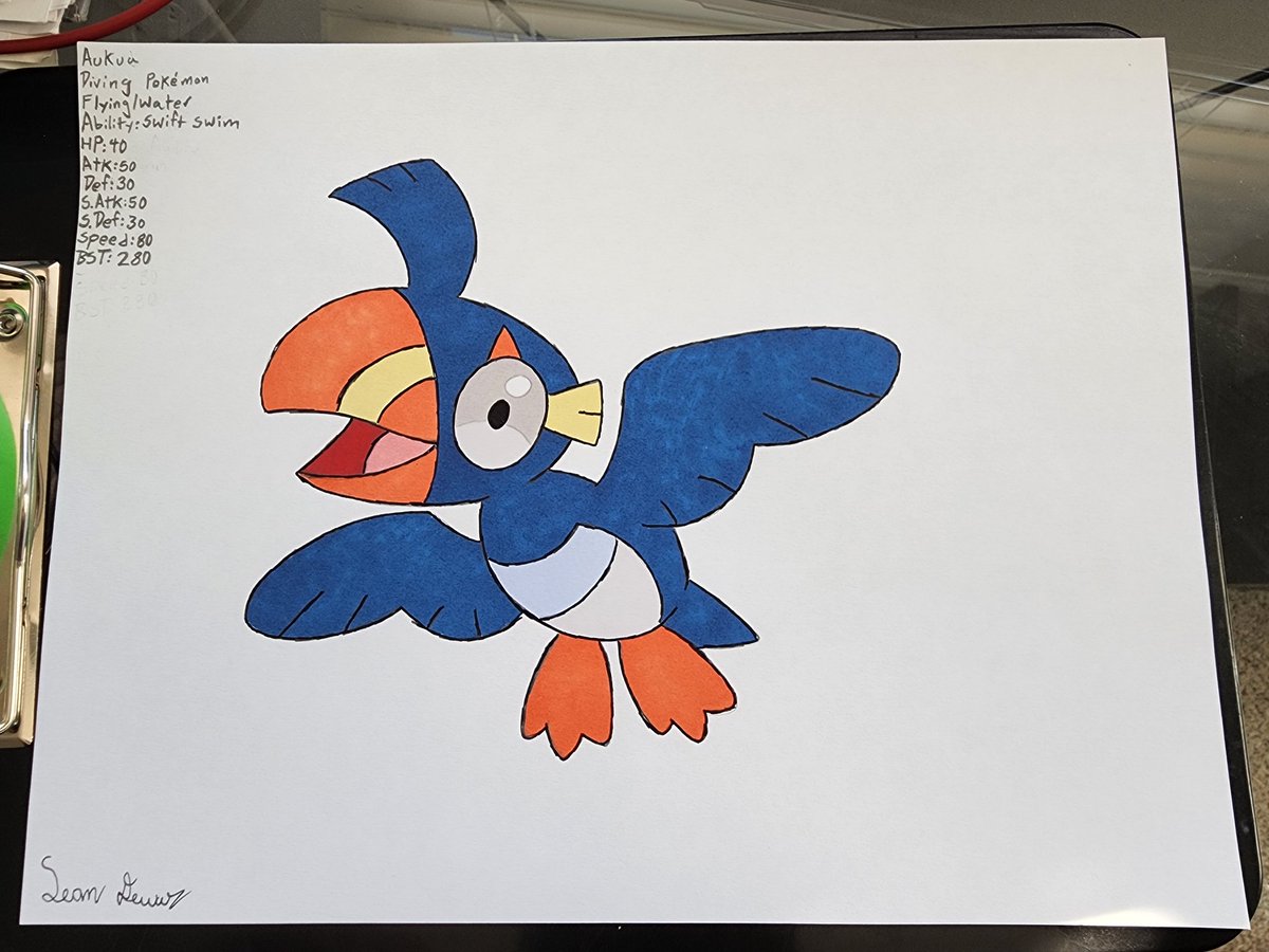 FalcoSean's tweet photo. For the first #FakemonFriday of Winter 2024, we are going back to Korinata for its Regional Bird. Meet Aukua and Puffrozen, I hope you like them
#Pokemon #PokemonArt #Fakemon #FakemonArt #FlyingTypePokemon #WaterTypePokemon #IceTypePokemon https://t.co/idZOtOdssl