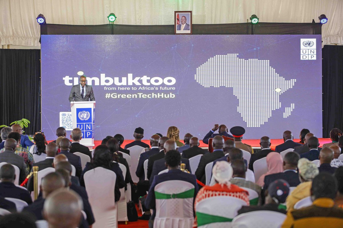 UNDPKenya's tweet image. "The #timbuktooGreenTechHub & #AfricaCenterOfCompetence for Digital and AI Skilling are poised to harness the power of tech to unlock Africa’s potential to innovate and accelerate socio-economic opportunities for all," @ANgororano, @UNDPKenya Res.Rep.
@timbuktooafrica