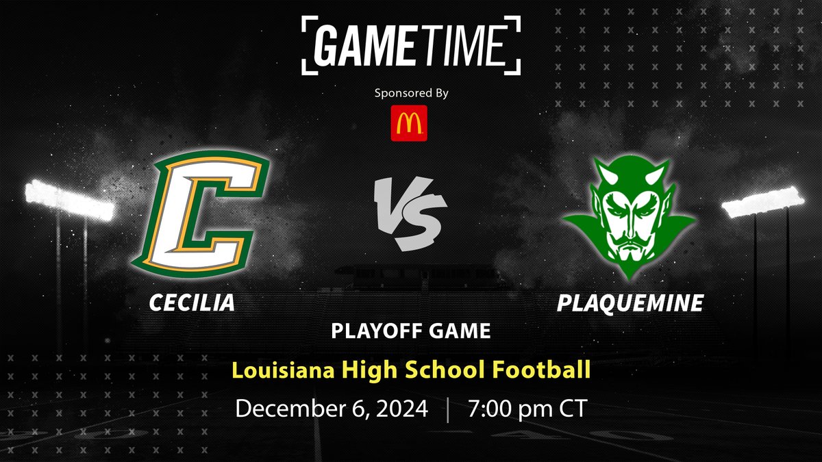 YurView (@yur_view) on Twitter photo Friday night on YurView, it's a Division II non-select semifinal showdown as Cecilia takes on Plaquemine. Bookmark yurview.com/football to watch the free livestream, get game details, and more!
<a href="/ceciliafootball/">Cecilia High School Football</a> is looking to get back to the Division II non-select state Friday night on YurView, it's a Division II non-select semifinal showdown as Cecilia takes on Plaquemine. Bookmark yurview.com/football to watch the free livestream, get game details, and more!
<a href="/ceciliafootball/">Cecilia High School Football</a> is looking to get back to the Division II non-select state