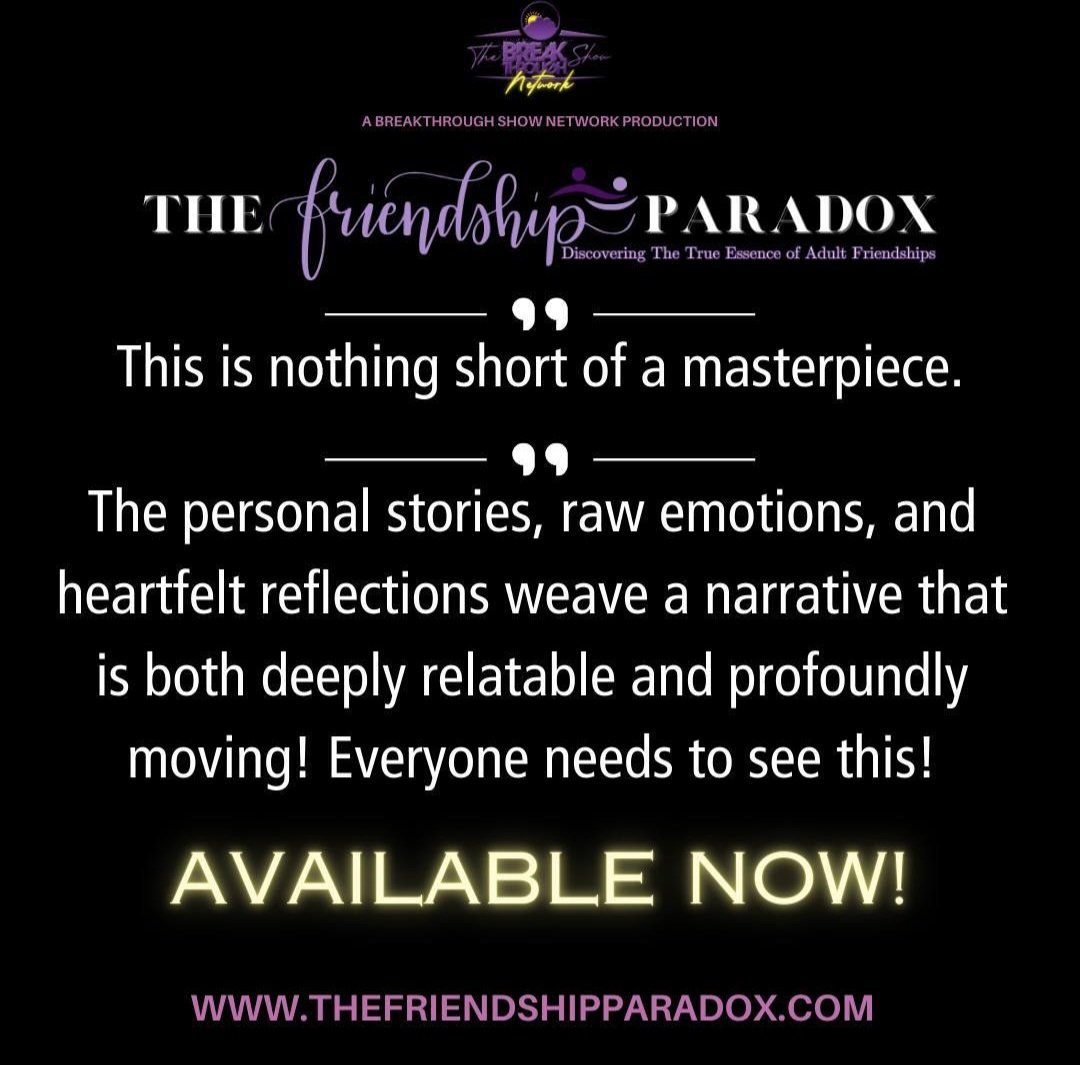 KStomska's tweet photo. The Friendship Paradox Documentary which I am part of is now available to everyone to watch
It's an important project all about adult friendships - having friends, making friends etc
Link to the documentary in the comments
#AdultFriendships #growingup #importantdiscussions https://t.co/CWukawpY2R