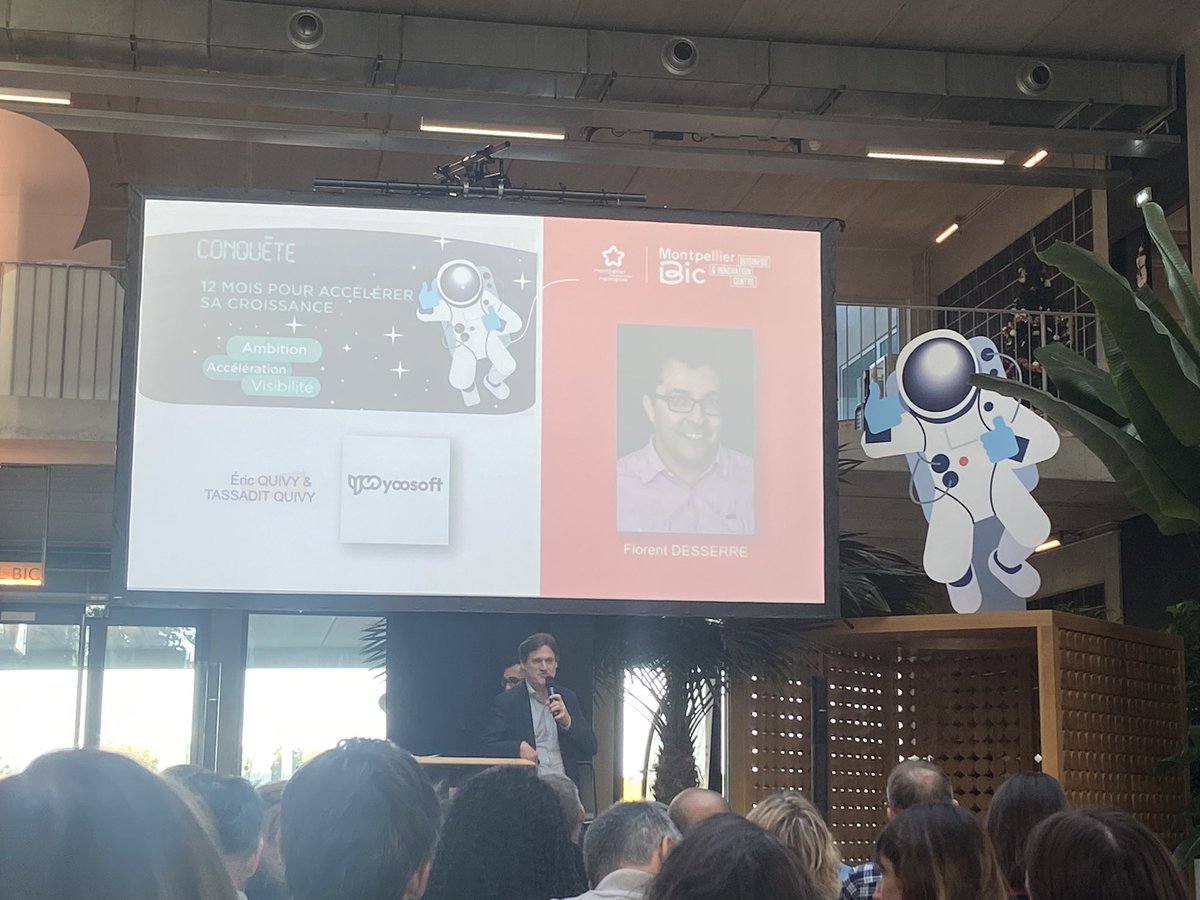 Au tour de <a href="/yoosoft_/">YOO SOFT</a> de témoigner pour les 1 an de la HDI @BIC_Montpellier <a href="/iprevotBIC/">Isabelle Prevot</a>  <a href="/FlorentDesserre/">Florent Desserre</a>