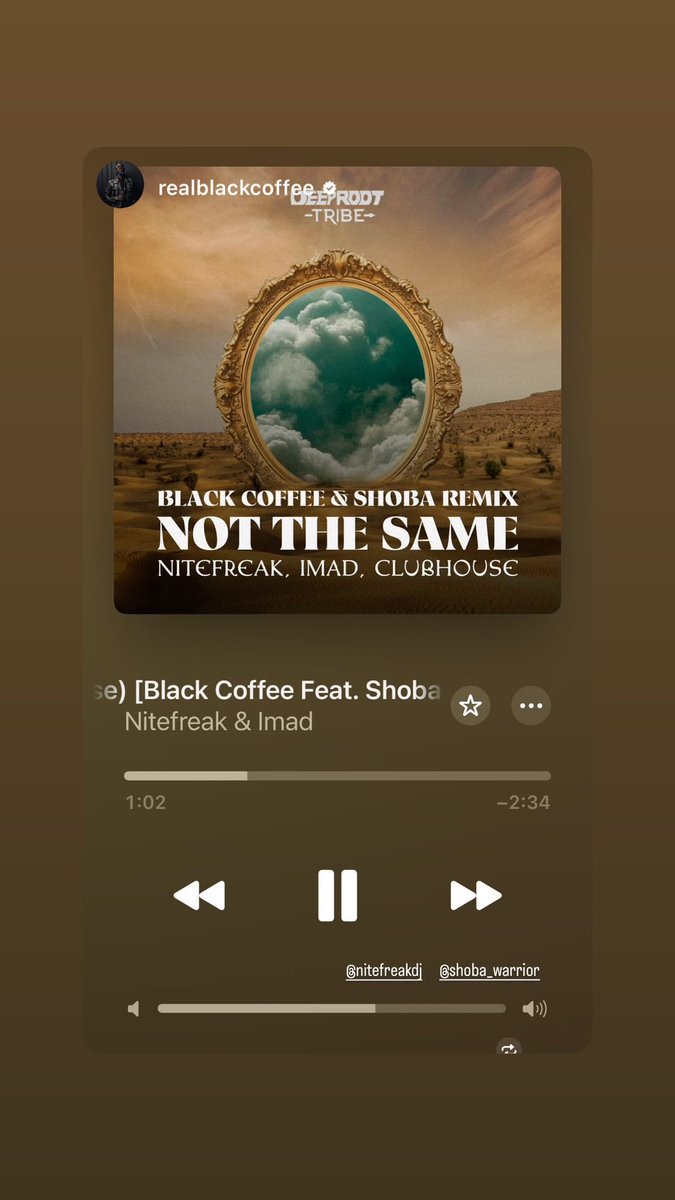 Shota_AfroRaw's tweet photo. This remix and a new collaboration between the two of us has been a long time coming… excited for you all to hear our honorary rendition of “Not The Same” tributed to the late Max of @clubhouseband + @nitefreakdj and @imad.music streaming now globally! 🌍🙏🏿 https://t.co/oKkhdcurPi