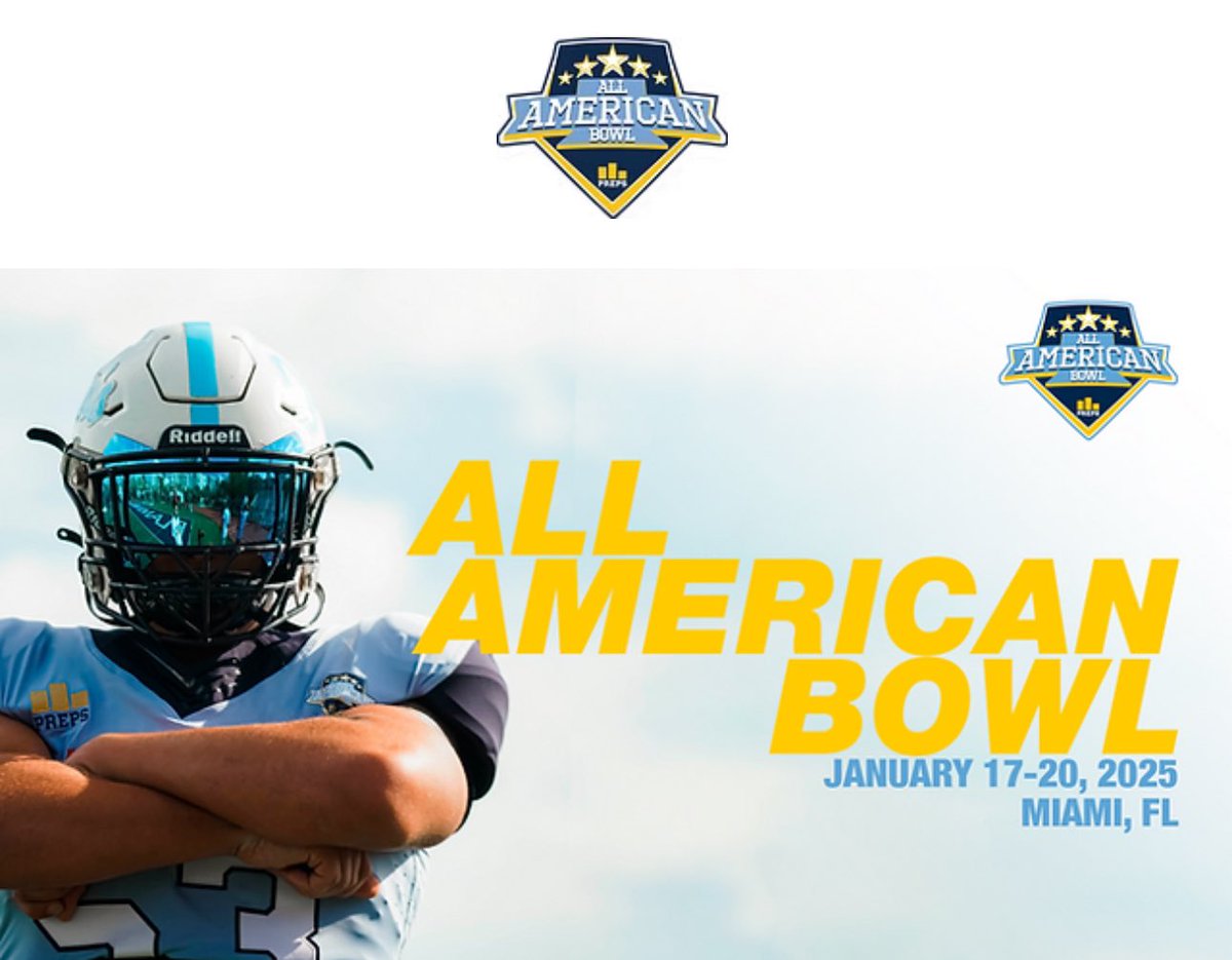 Jericho Wilson⭐️ (@jerichowilson24) on Twitter photo I want to thank <a href="/GIfootballChris/">Chris Adamson</a> and <a href="/PP_All_American/">All-American Bowl by Podyum Preps</a> for the invite to the Podyum Preps All-American Bowl! I’m truly blessed for this opportunity to level up my game.
<a href="/CSmithScout/">Chris Smith</a> <a href="/bench424nmore/">Mark Gibson</a> <a href="/D1RecruitNation/">D1 Nation</a> <a href="/OnTopAthletics/">OnTopAthletics Inc📚🏈⚾️</a> <a href="/KevinMoses38/">Kevin Moses LLC</a> <a href="/gobigrecruiting/">Go Big Recruiting</a> <a href="/LL7NV/">College Recruiter</a> I want to thank <a href="/GIfootballChris/">Chris Adamson</a> and <a href="/PP_All_American/">All-American Bowl by Podyum Preps</a> for the invite to the Podyum Preps All-American Bowl! I’m truly blessed for this opportunity to level up my game.
<a href="/CSmithScout/">Chris Smith</a> <a href="/bench424nmore/">Mark Gibson</a> <a href="/D1RecruitNation/">D1 Nation</a> <a href="/OnTopAthletics/">OnTopAthletics Inc📚🏈⚾️</a> <a href="/KevinMoses38/">Kevin Moses LLC</a> <a href="/gobigrecruiting/">Go Big Recruiting</a> <a href="/LL7NV/">College Recruiter</a>