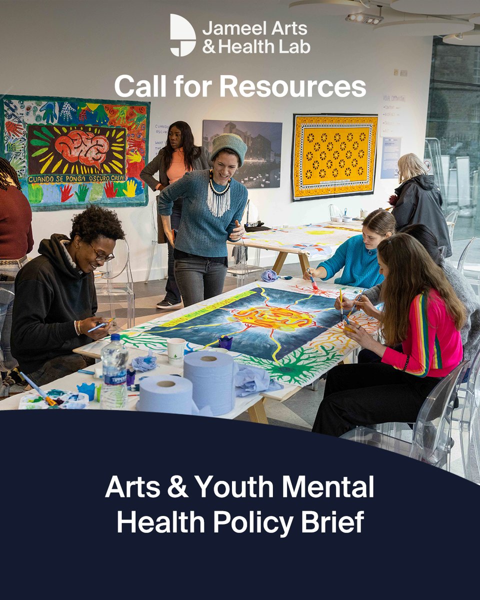 🚨 The Call for Resources for Arts and Youth Mental Health deadline has been extended to January 5th! 🎨 

Share your artist projects, examples of practice, program evaluations, news stories and more via the link➡️ tinyurl.com/prdpkfp3