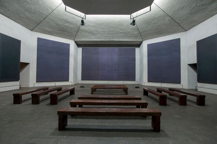 8balIer's tweet image. Rothko Chapel, Houston, TX (1971)
